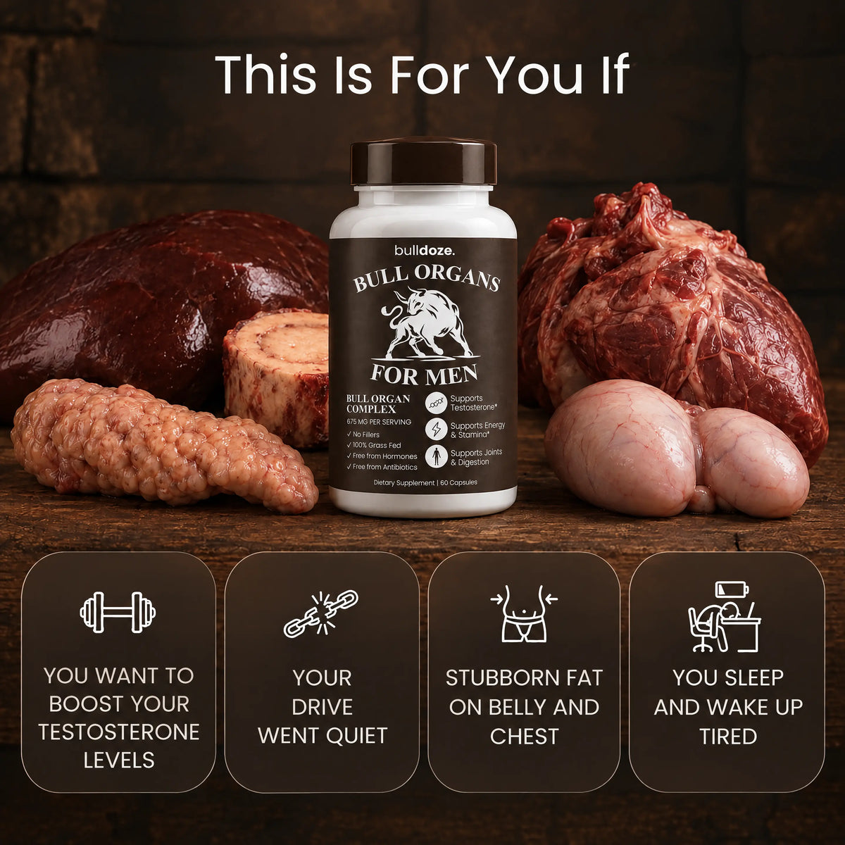 Bulldoze® Bull Organ Complex for Men