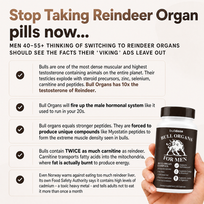 Stop taking reindeer organ pills comparison