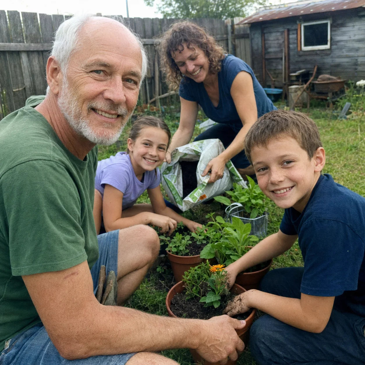 Bulldoze family moment