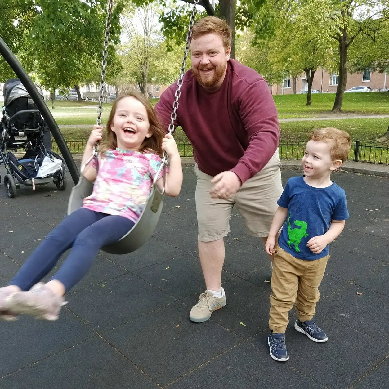 Bulldoze family moment
