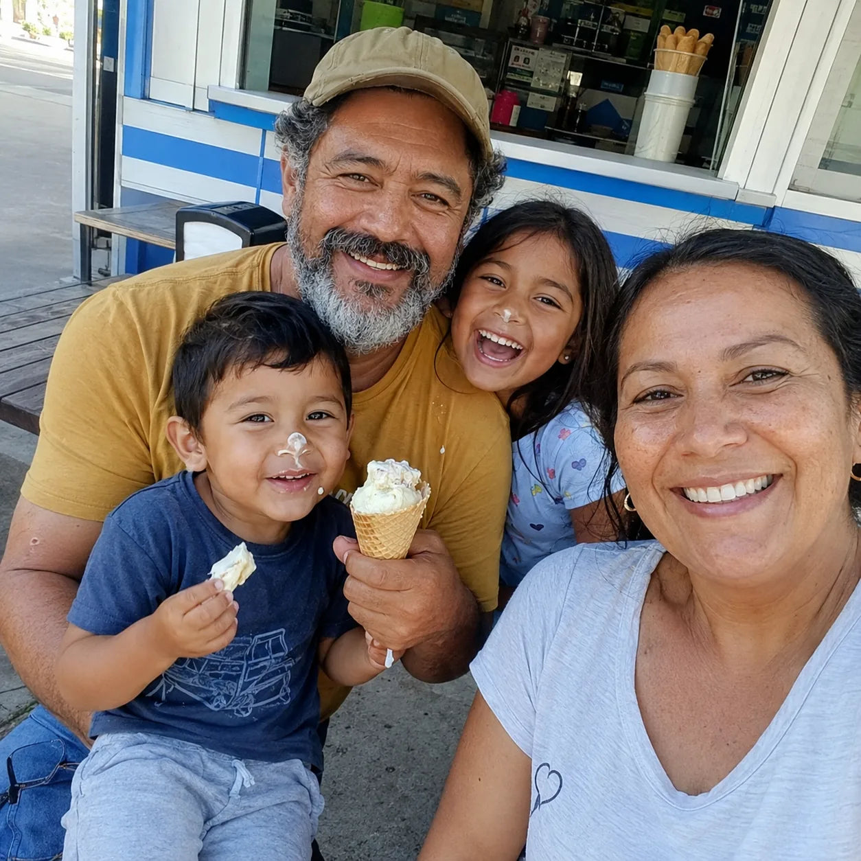 Bulldoze family moment