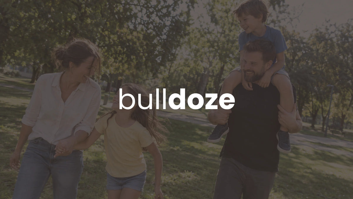 Bulldoze — a family enjoying time together outdoors